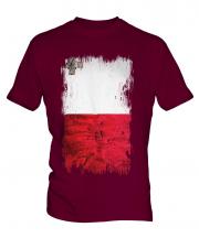 Malta Grunge Flag Mens T-Shirt