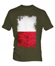 Malta Grunge Flag Mens T-Shirt