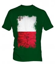 Malta Grunge Flag Mens T-Shirt
