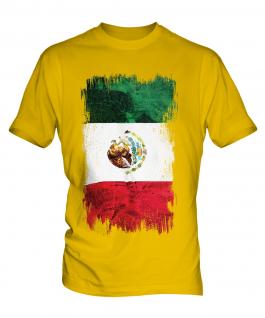 Mexico Grunge Flag Mens T-Shirt