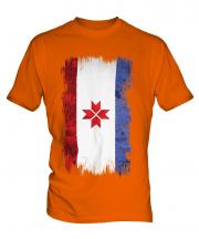 Mordovia Grunge Flag Mens T-Shirt