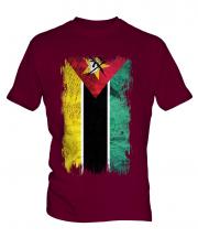 Mozambique Grunge Flag Mens T-Shirt