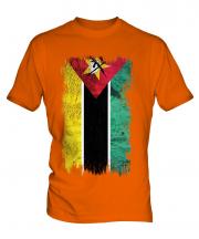 Mozambique Grunge Flag Mens T-Shirt