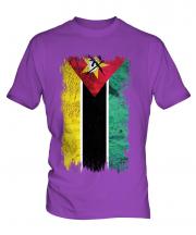 Mozambique Grunge Flag Mens T-Shirt