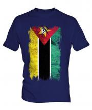 Mozambique Grunge Flag Mens T-Shirt