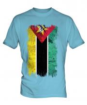 Mozambique Grunge Flag Mens T-Shirt
