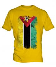 Mozambique Grunge Flag Mens T-Shirt