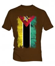 Mozambique Grunge Flag Mens T-Shirt