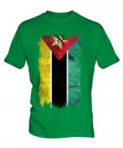 Mozambique Grunge Flag Mens T-Shirt