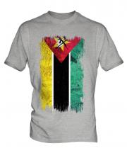 Mozambique Grunge Flag Mens T-Shirt