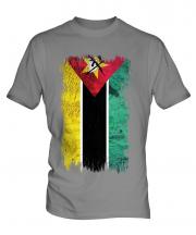 Mozambique Grunge Flag Mens T-Shirt