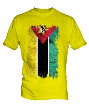Mozambique Grunge Flag Mens T-Shirt