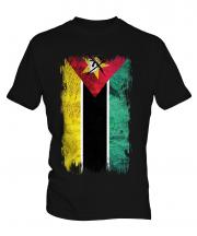 Mozambique Grunge Flag Mens T-Shirt