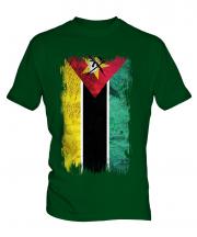Mozambique Grunge Flag Mens T-Shirt