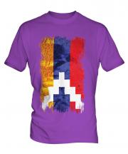 Nagorno-Karabakh Republic Grunge Flag Mens T-Shirt