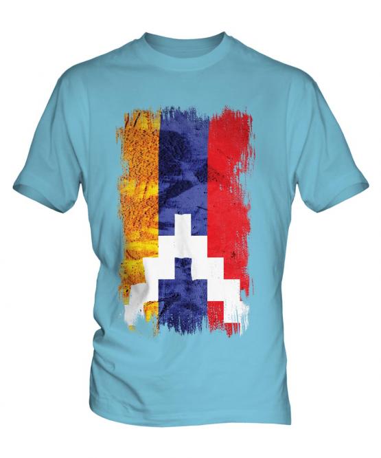 Nagorno-Karabakh Republic Grunge Flag Mens T-Shirt