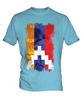 Nagorno-Karabakh Republic Grunge Flag Mens T-Shirt
