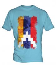 Nagorno-Karabakh Republic Grunge Flag Mens T-Shirt