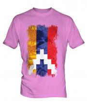 Nagorno-Karabakh Republic Grunge Flag Mens T-Shirt
