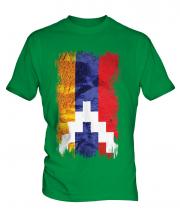 Nagorno-Karabakh Republic Grunge Flag Mens T-Shirt