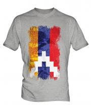 Nagorno-Karabakh Republic Grunge Flag Mens T-Shirt