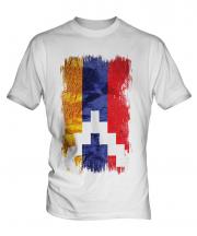 Nagorno-Karabakh Republic Grunge Flag Mens T-Shirt