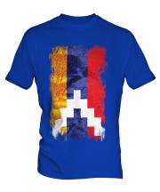 Nagorno-Karabakh Republic Grunge Flag Mens T-Shirt