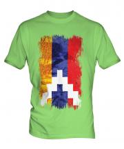 Nagorno-Karabakh Republic Grunge Flag Mens T-Shirt