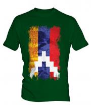 Nagorno-Karabakh Republic Grunge Flag Mens T-Shirt