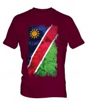 Namibia Grunge Flag Mens T-Shirt