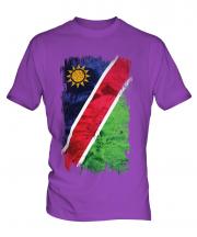 Namibia Grunge Flag Mens T-Shirt