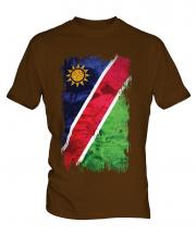 Namibia Grunge Flag Mens T-Shirt