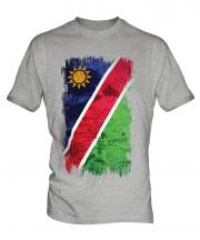 Namibia Grunge Flag Mens T-Shirt