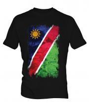 Namibia Grunge Flag Mens T-Shirt