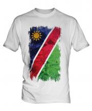 Namibia Grunge Flag Mens T-Shirt