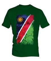 Namibia Grunge Flag Mens T-Shirt