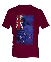 New Zealand Grunge Flag Mens T-Shirt
