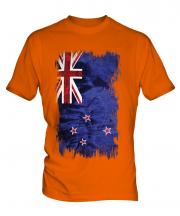 New Zealand Grunge Flag Mens T-Shirt