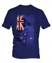 New Zealand Grunge Flag Mens T-Shirt