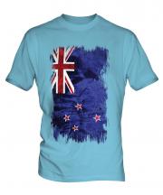 New Zealand Grunge Flag Mens T-Shirt