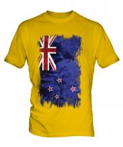 New Zealand Grunge Flag Mens T-Shirt