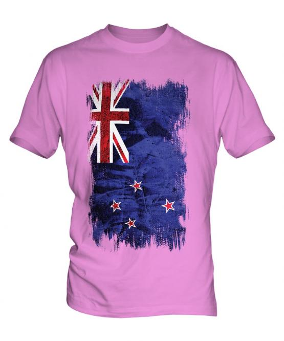 New Zealand Grunge Flag Mens T-Shirt