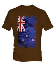 New Zealand Grunge Flag Mens T-Shirt