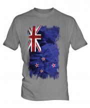 New Zealand Grunge Flag Mens T-Shirt