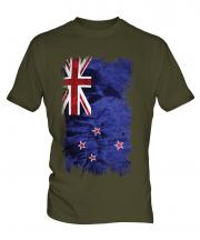New Zealand Grunge Flag Mens T-Shirt