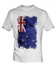 New Zealand Grunge Flag Mens T-Shirt