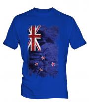 New Zealand Grunge Flag Mens T-Shirt