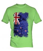 New Zealand Grunge Flag Mens T-Shirt