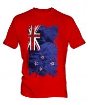 New Zealand Grunge Flag Mens T-Shirt