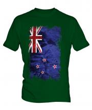 New Zealand Grunge Flag Mens T-Shirt